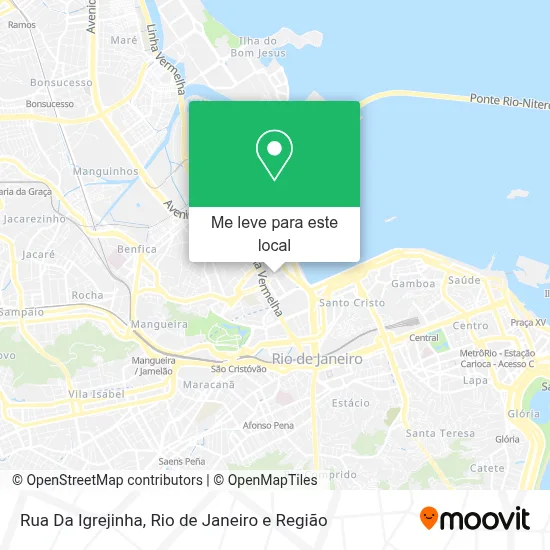 Rua Da Igrejinha mapa