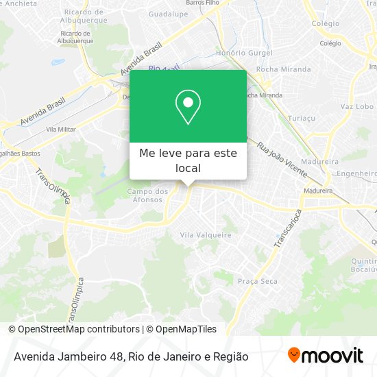 Avenida Jambeiro 48 mapa