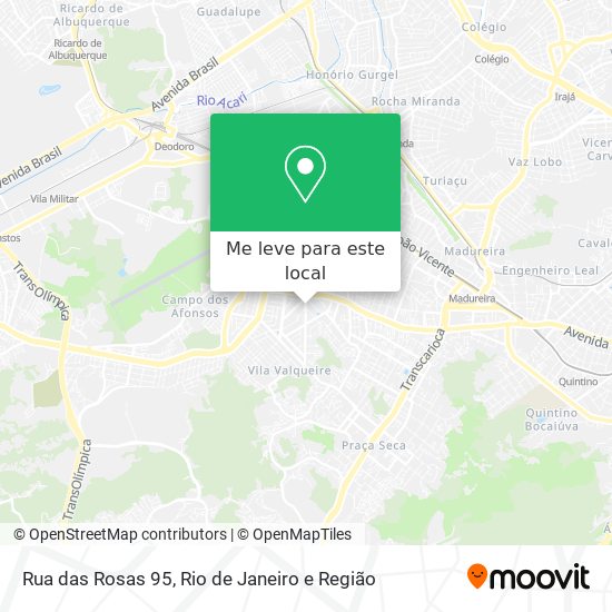 Rua das Rosas 95 mapa