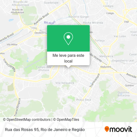Rua das Rosas 95 mapa