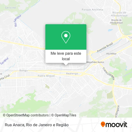 Rua Anaca mapa