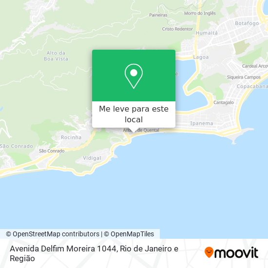 Avenida Delfim Moreira 1044 mapa