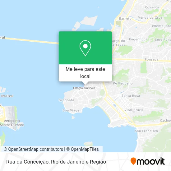 Rua da Conceição mapa