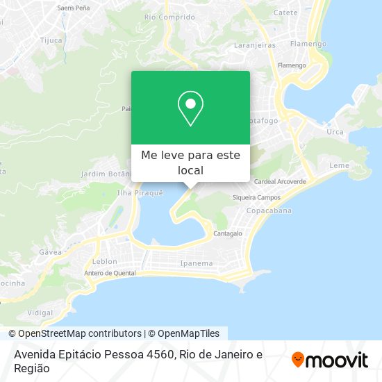 Avenida Epitácio Pessoa 4560 mapa