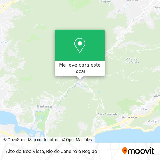 Alto da Boa Vista mapa