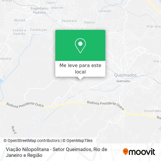 Viação Nilopolitana - Setor Queimados mapa