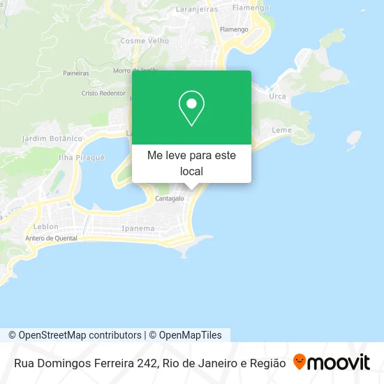Rua Domingos Ferreira 242 mapa