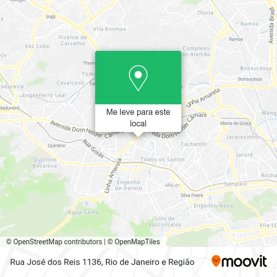 Rua José dos Reis 1136 mapa