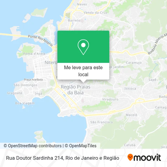 Rua Doutor Sardinha 214 mapa