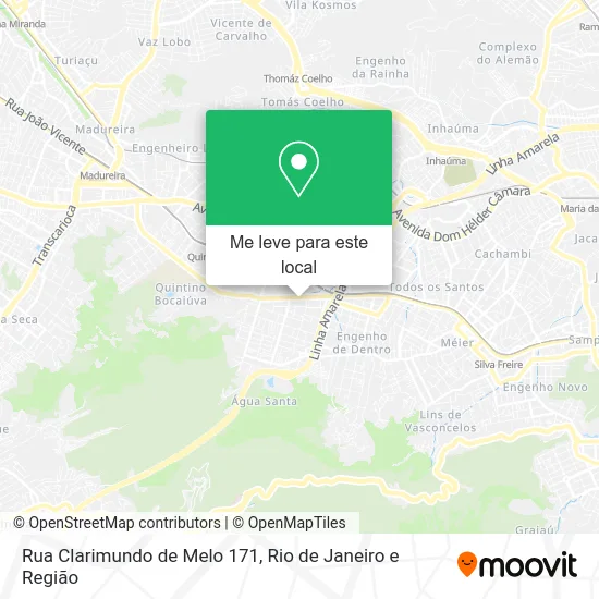 Rua Clarimundo de Melo 171 mapa