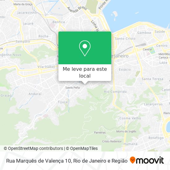 Rua Marquês de Valença 10 mapa