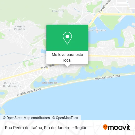 Rua Pedra de Itaúna mapa