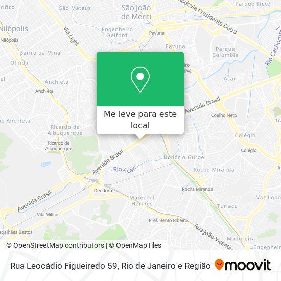 Rua Leocádio Figueiredo 59 mapa