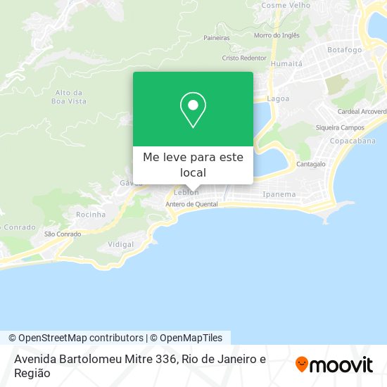 Avenida Bartolomeu Mitre 336 mapa