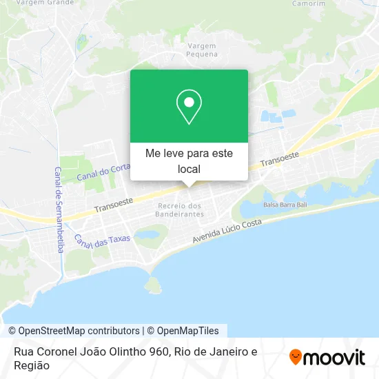 Rua Coronel João Olintho 960 mapa