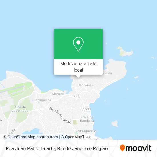 Rua Juan Pablo Duarte mapa
