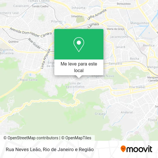 Rua Neves Leão mapa