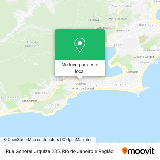 Rua General Urquiza 235 mapa