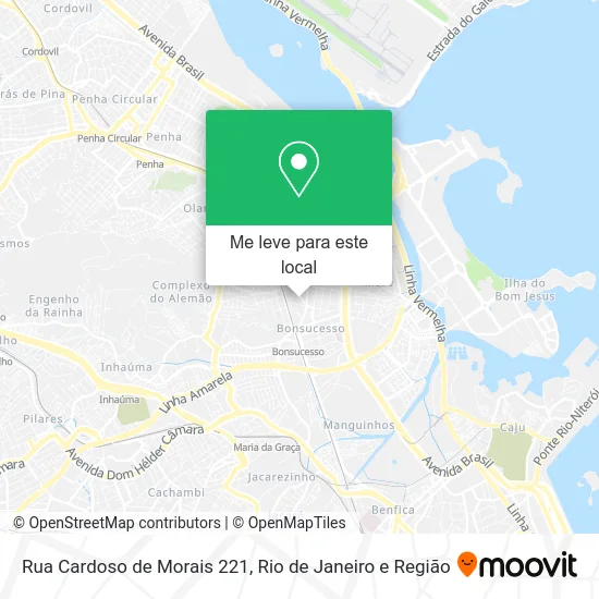 Rua Cardoso de Morais 221 mapa