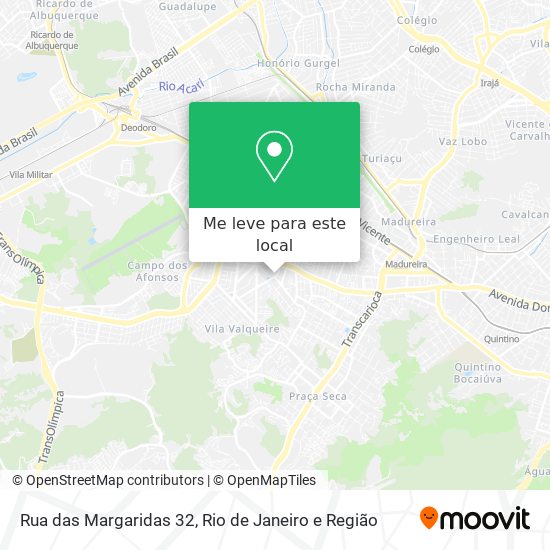 Rua das Margaridas 32 mapa