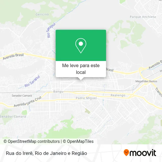 Rua do Irerê mapa