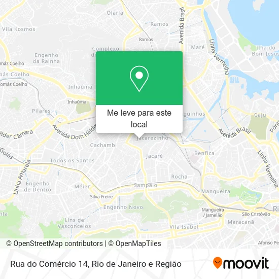 Rua do Comércio 14 mapa