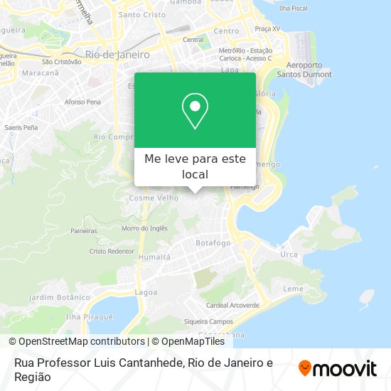 Rua Professor Luis Cantanhede mapa