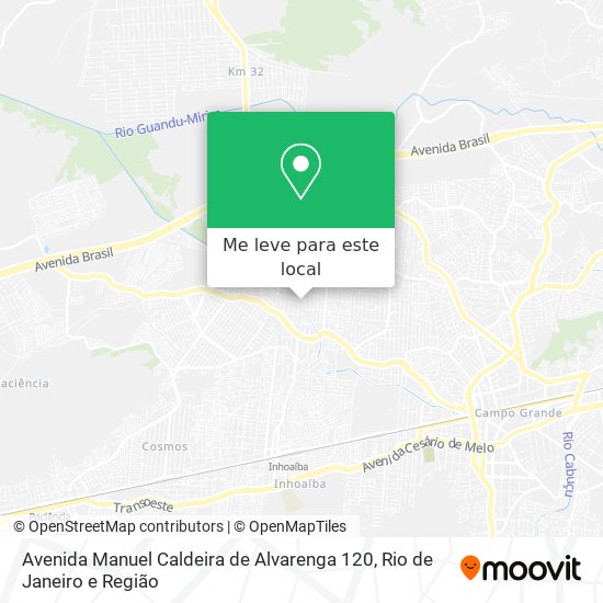 Avenida Manuel Caldeira de Alvarenga 120 mapa