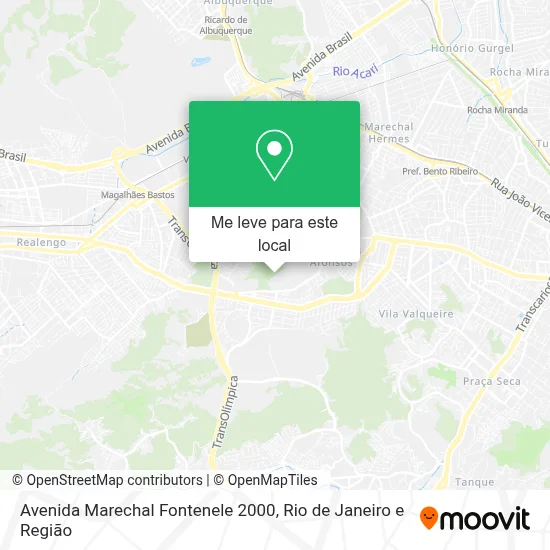 Avenida Marechal Fontenele 2000 mapa