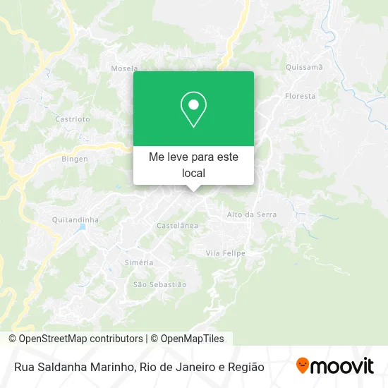 Rua Saldanha Marinho mapa