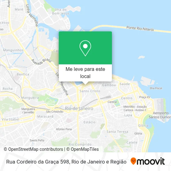 Rua Cordeiro da Graça 598 mapa