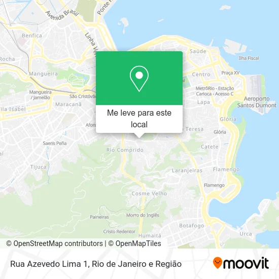 Rua Azevedo Lima 1 mapa