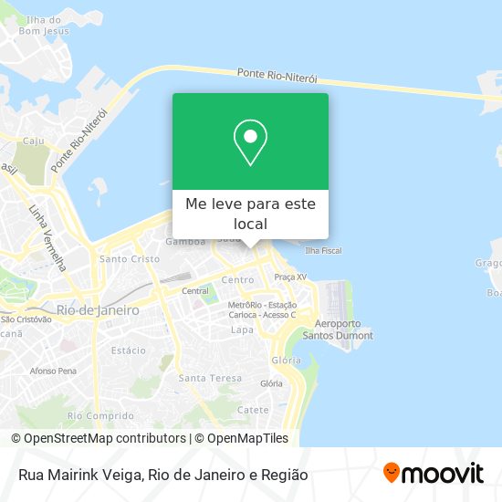 Rua Mairink Veiga mapa