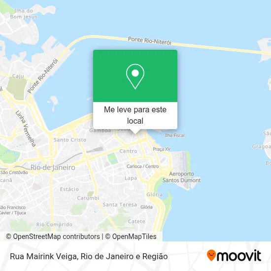 Rua Mairink Veiga mapa