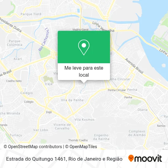 Estrada do Quitungo 1461 mapa