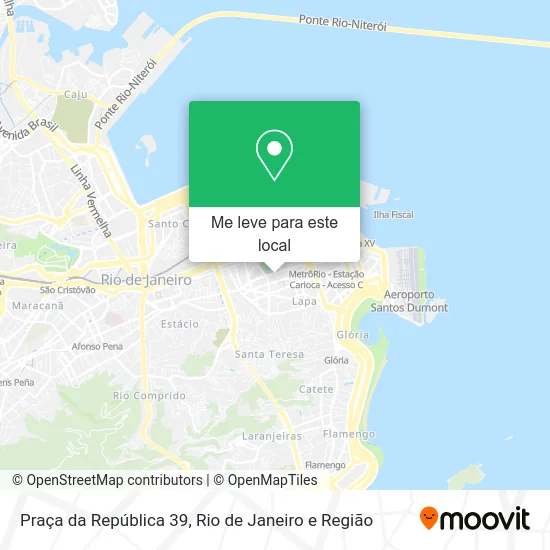 Praça da República 39 mapa