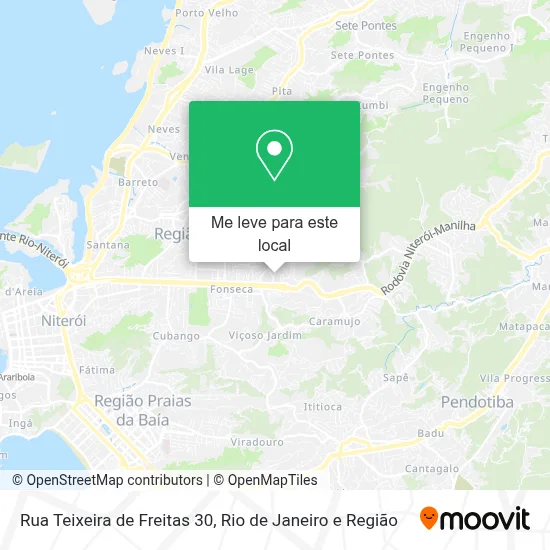 Rua Teixeira de Freitas 30 mapa