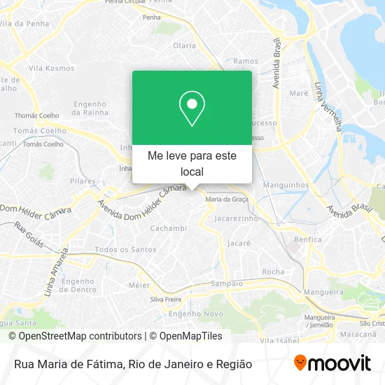 Rua Maria de Fátima mapa