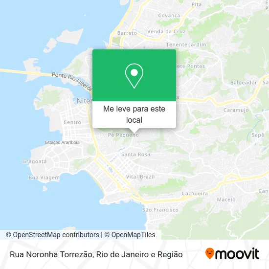 Rua Noronha Torrezão mapa