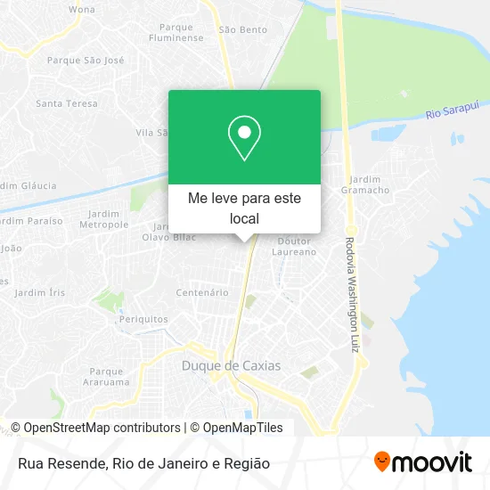 Rua Resende mapa