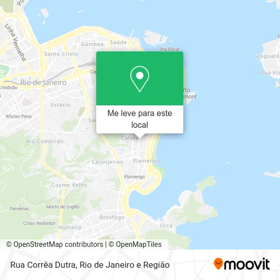 Rua Corrêa Dutra mapa