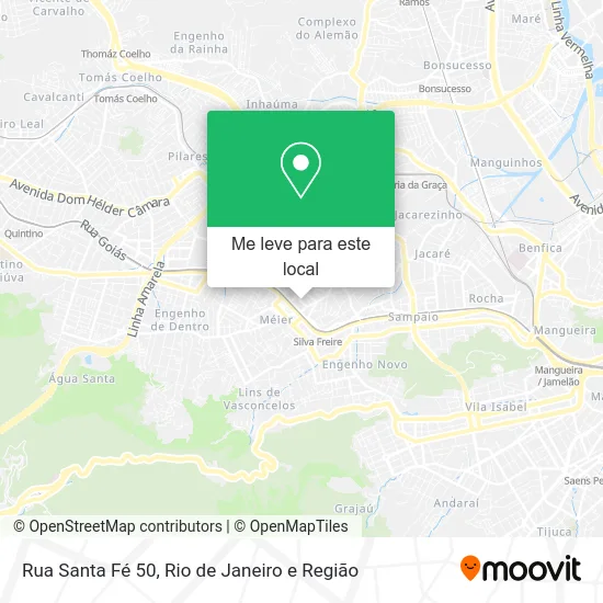 Rua Santa Fé 50 mapa