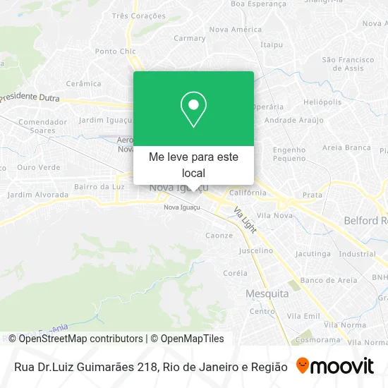Rua Dr.Luiz Guimarães 218 mapa