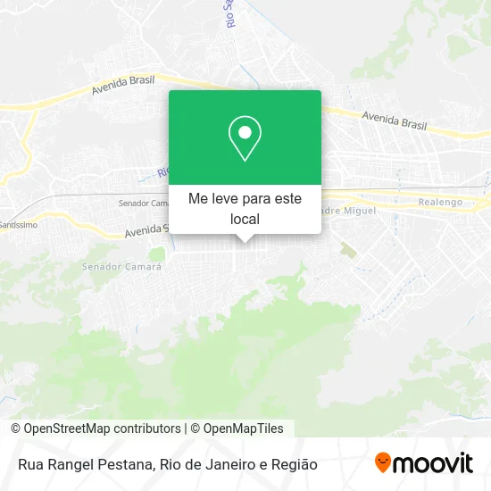 Rua Rangel Pestana mapa