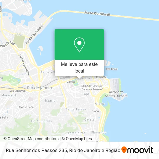 Rua Senhor dos Passos 235 mapa
