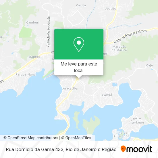 Rua Domicio da Gama 433 mapa