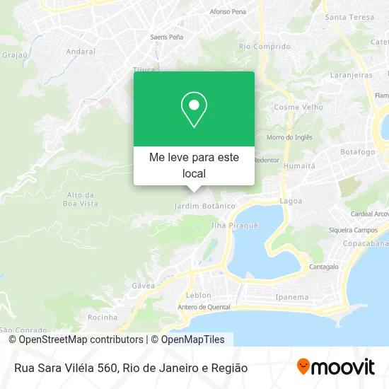 Rua Sara Viléla 560 mapa
