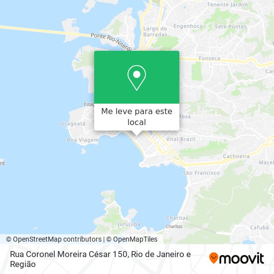 Rua Coronel Moreira César 150 mapa