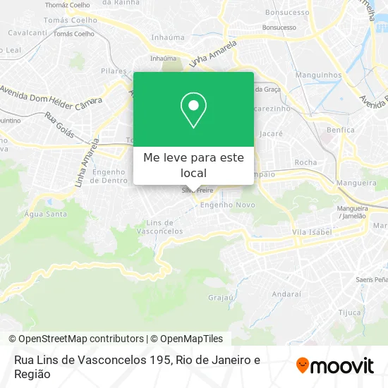 Rua Lins de Vasconcelos 195 mapa