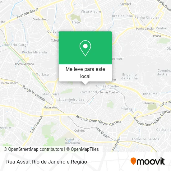 Rua Assaí mapa